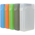 thumbnail image 1 of Omeite 5pcs Portable Hard Drive Protective Cases Plastic Hard Disk Storage Cases, 1 of 7