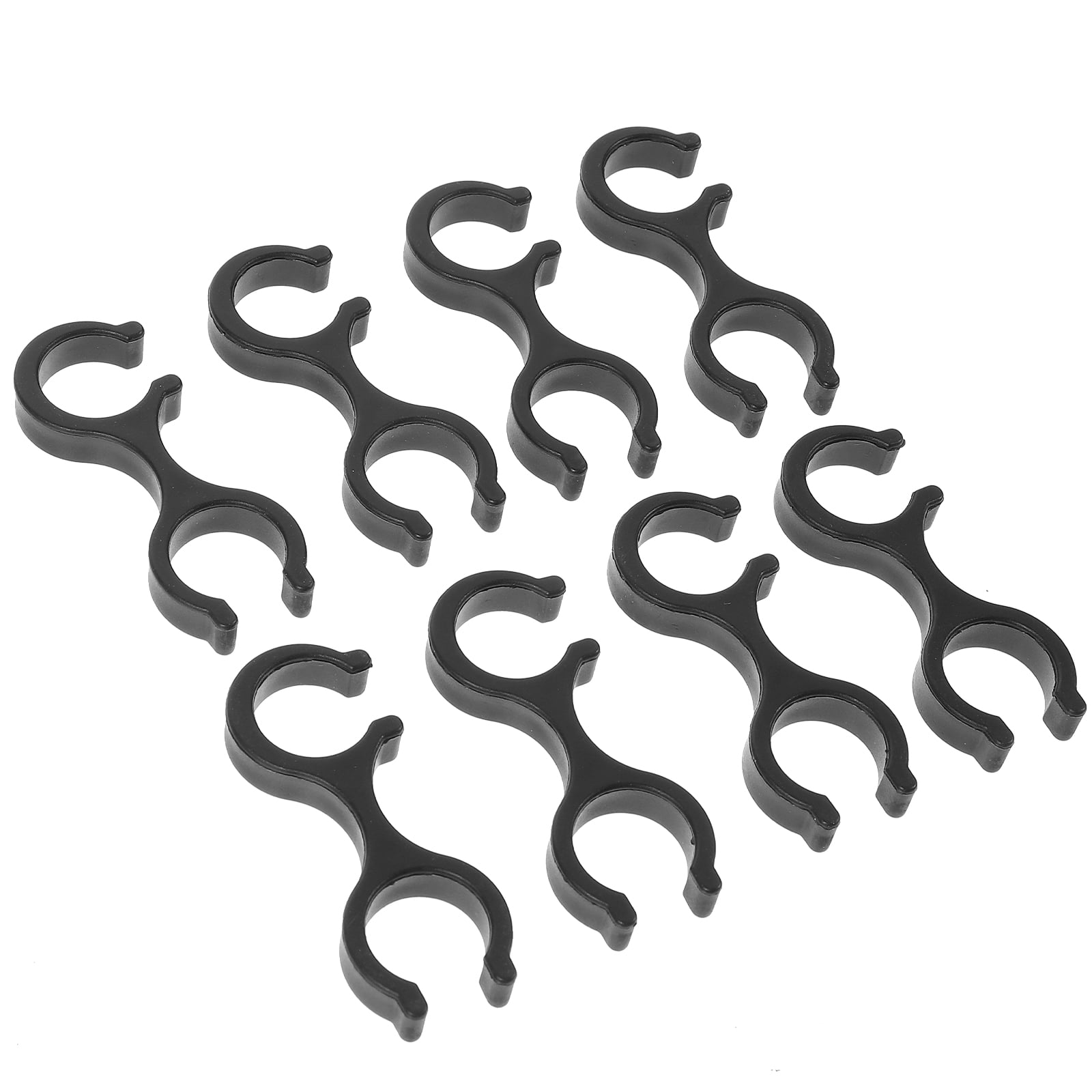 Jagwire C-Clip Housing/Hose Guides, Box Of 4 Black - For Bike Cable & Hydraulic Hose Routing, Fits Up To 5.5mm Outer Diameter