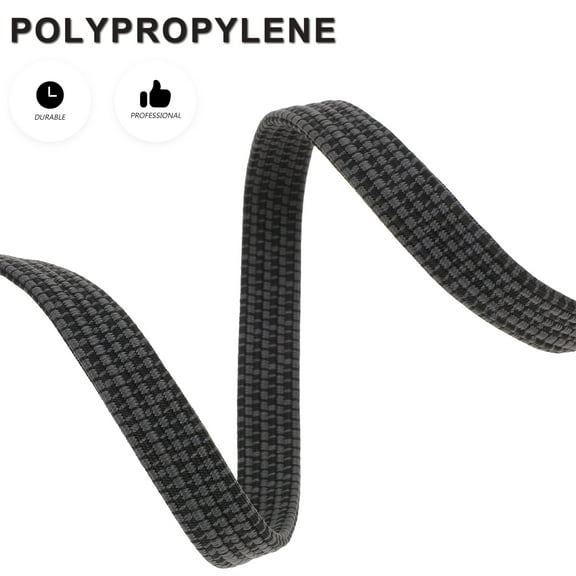 Omeite Cargo binding latex luggage rope elastic strap with hook elastic tying rope flat rope 3pcs (adjustable flat rope gray and black (100cm))