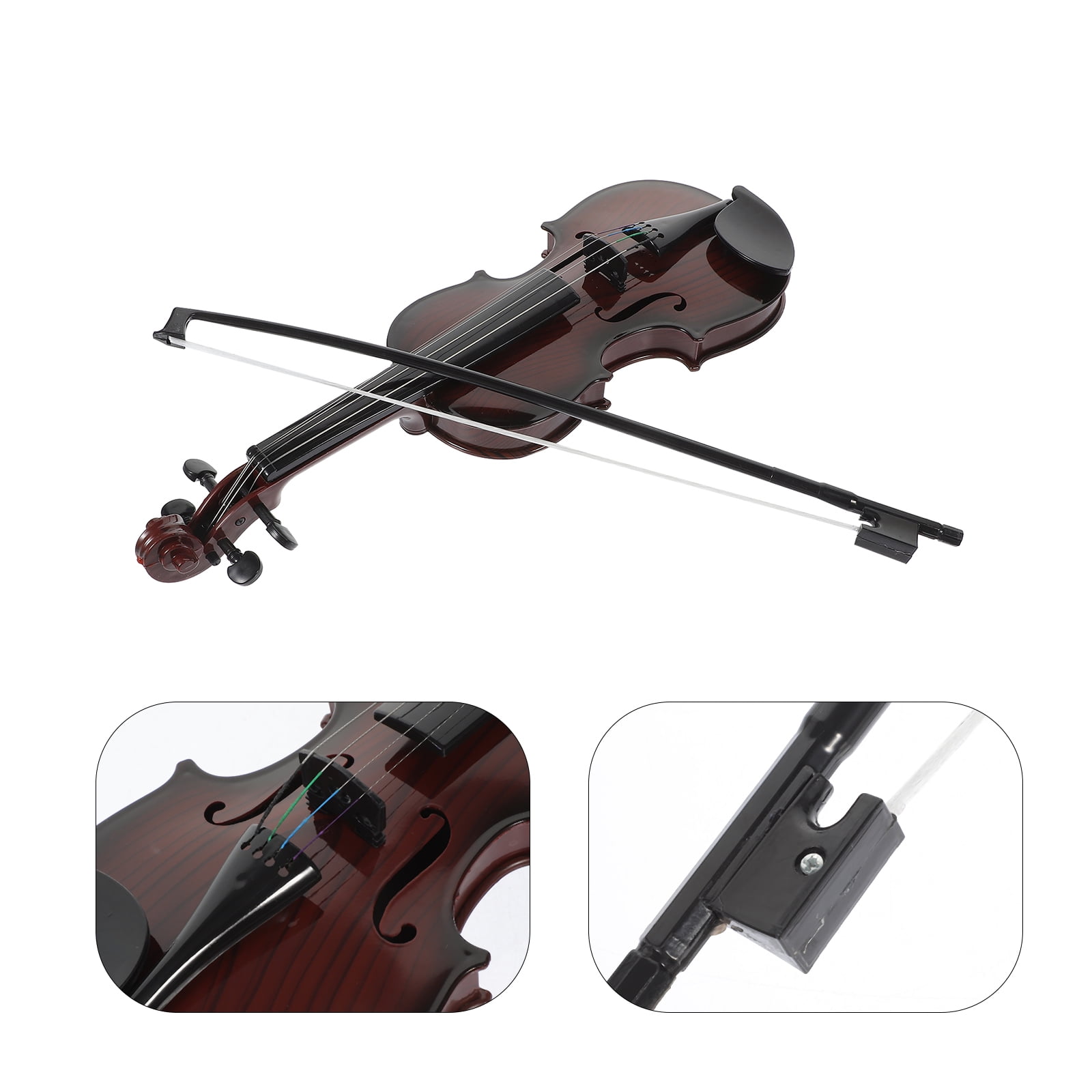 Omeite Children's simulated violin toy can be fine-tuned and played (random colors)