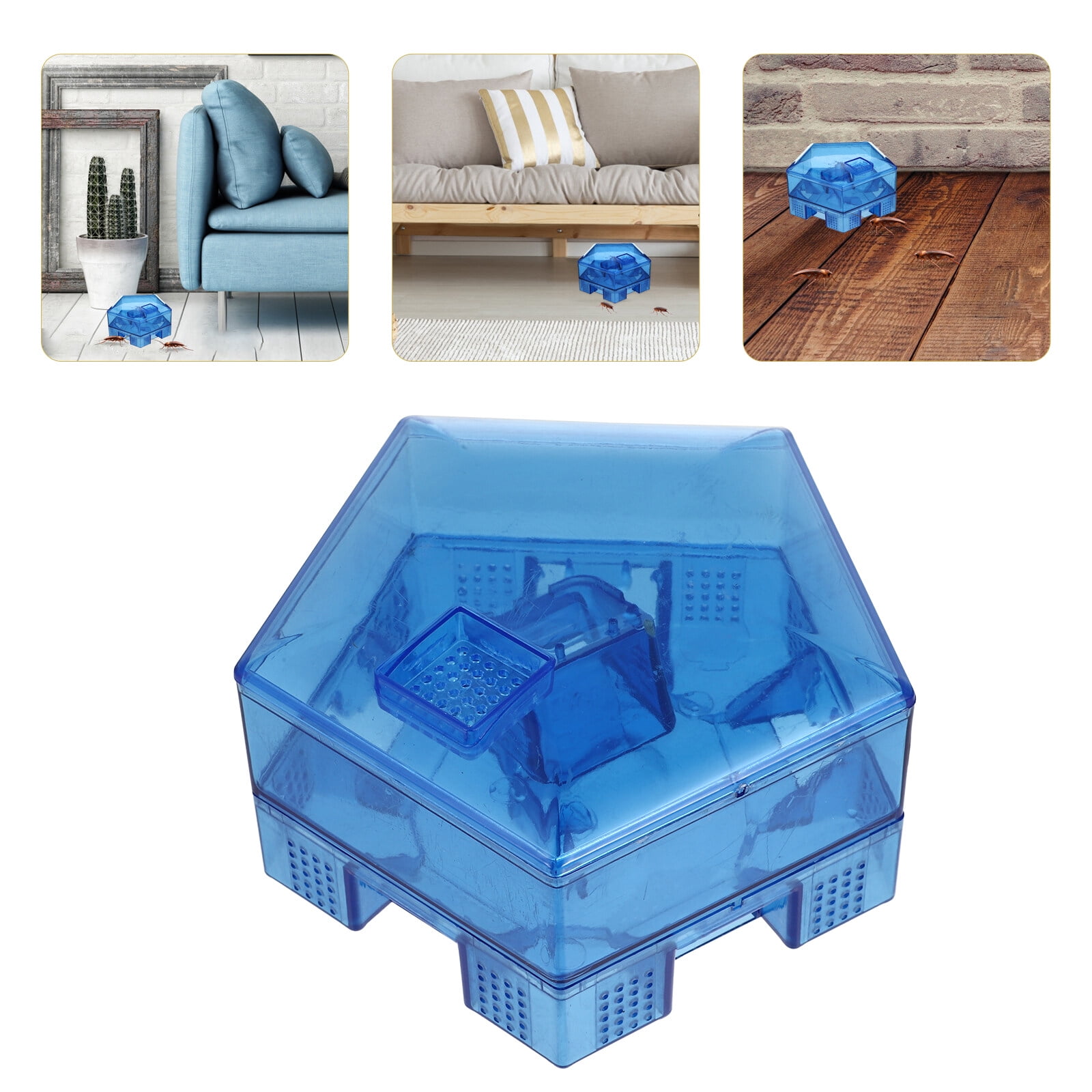 Omeite Cockroach Trap Blue