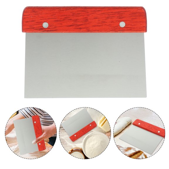 Omeite Cream cake scraper scraper baking tools kitchen stainless steel flour cutting butter knife