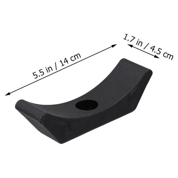 Omeite Dumbbell Rack Fitness Equipment Accessories Black PP Dumbbell Holder 140mm 4pcs Pack for Home Gym Workout