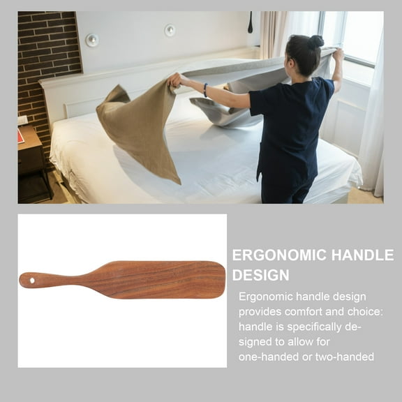 Omeite Mattress lifter for changing sheets Bed skirt Sheet pleating tool Protect your back and hands to reduce overstrain (large flat shovel) Batch-to-batch color differences