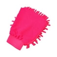 thumbnail image 1 of Omeite Single-sided chenille cleaning gloves (rose red), 1 of 6