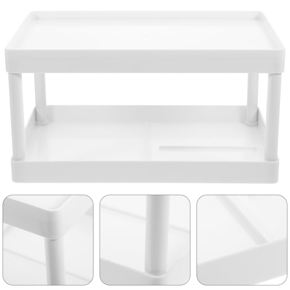 Omeite Small size rack above the washing machine in the bathroom Multifunctional storage rack under the bathroom wash basin (standard version)