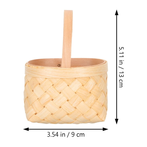 WORGEOUS 4-Piece Garden Woven Baskets Set, Synthetic Material Storage and Decorative Outdoor Indoor Use