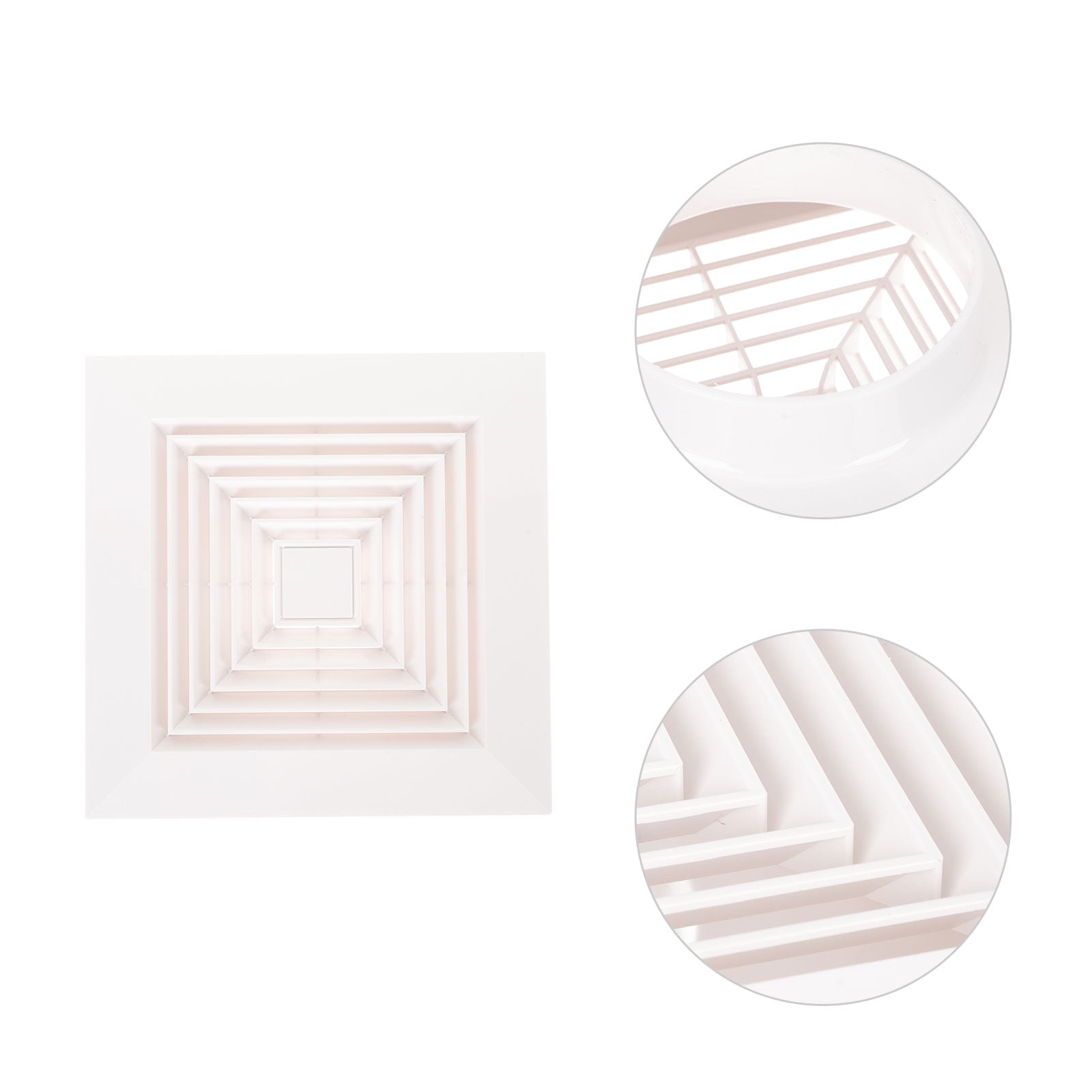 NIYANGLE Mesh Vent Cover Square Air Outlet White ABS 1Set - Walmart.com