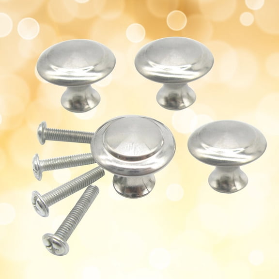BESTYASH 20Pcs Stainless Steel Round Cabinet Knobs Handles for Kitchen Drawer Door Furniture Decor