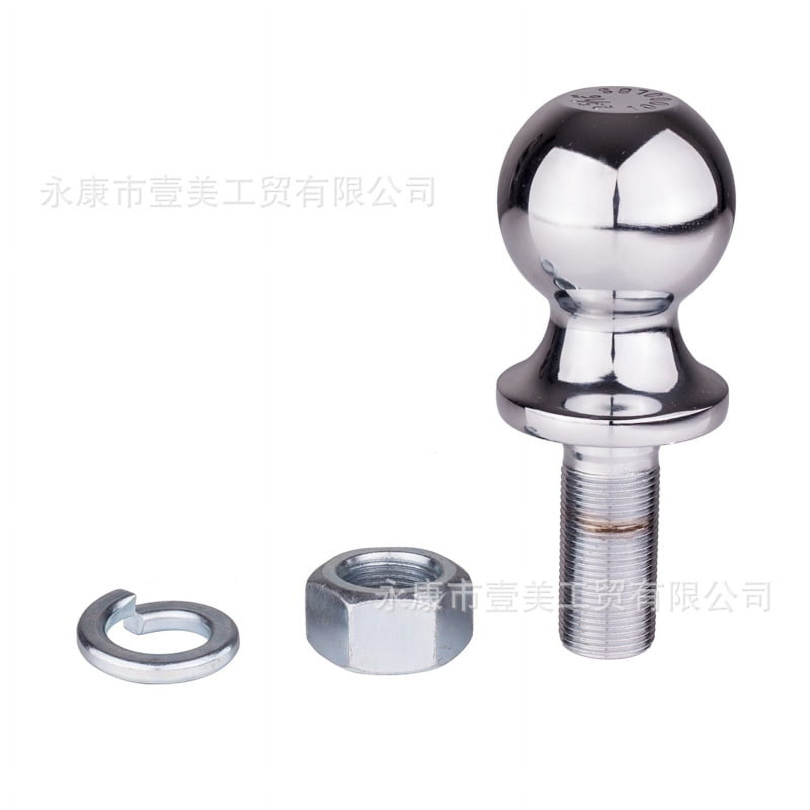 Omeite Trailer Hitch Ball 2000 lbs Capacity Hitch Ball Connection for Safe Towing Hitch Tow Ball Yacht Hitch Ball Trailer Accessories