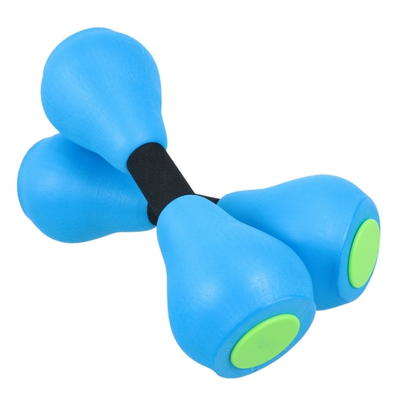 OUNONA Blue EVA Dumbbells for Fitness Use Perfect for Home Gym and Travel Small Size 0.9kg Each