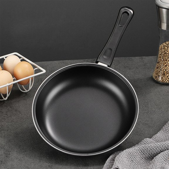 Omelet Pan Griddle Pan Nonstick Cooking Tool Multipurpose Anti Scald Handle Skillet Mini Nonstick Egg Pan for Camping Home Kitchen Outdoor 25cm