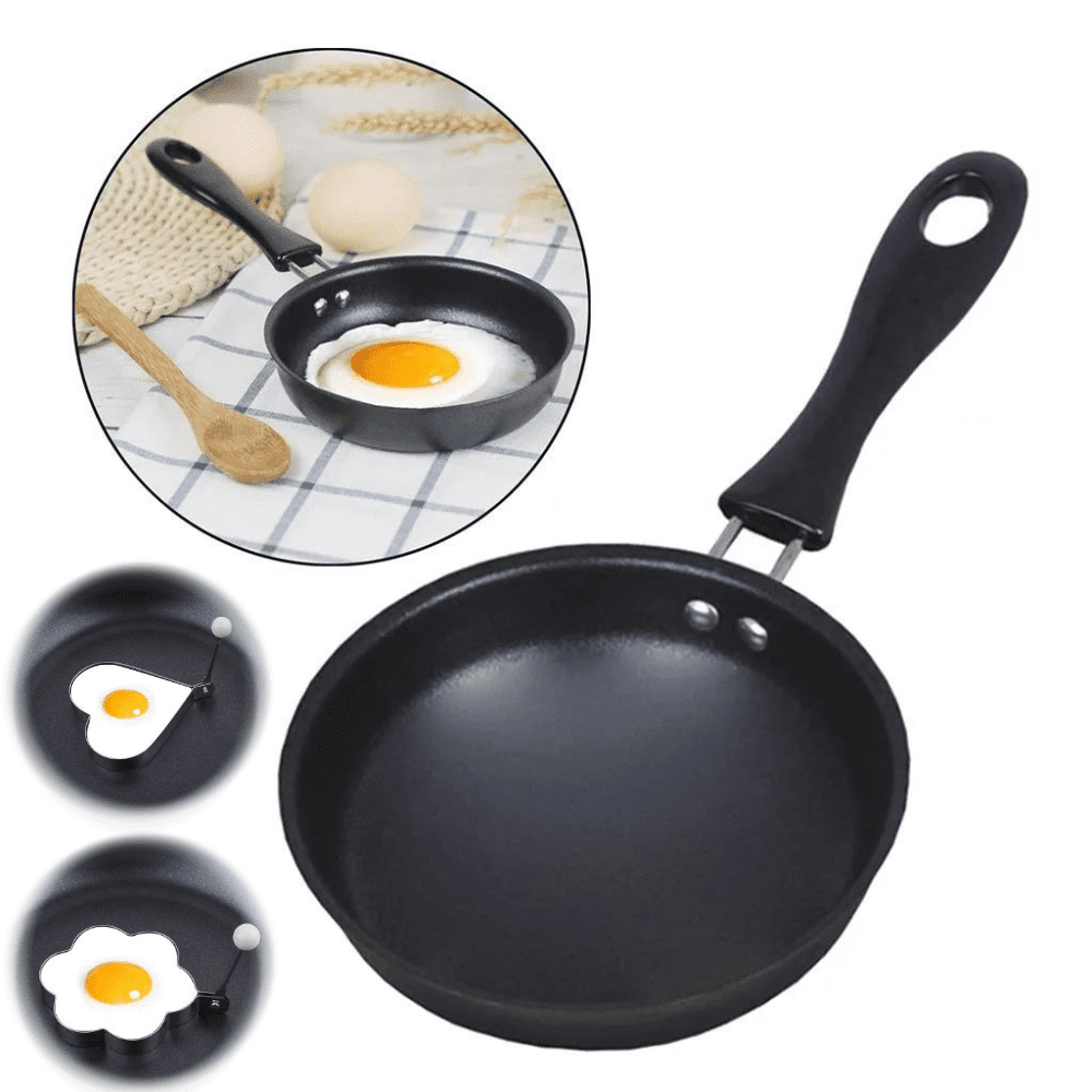 Omelet pan small stainless steel frying pan4.7inch mini frying pan