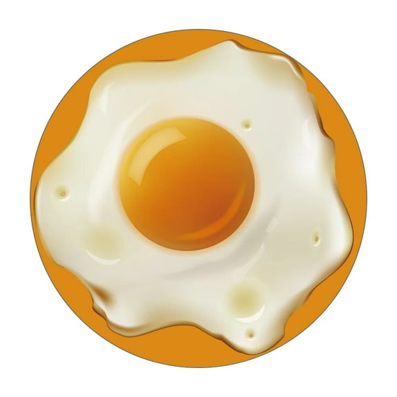 Omelette Pizza Cookies Pattern Rug Non-slip Chair Mat Children's Play Rug Round Rug Bedroom Living Room rative Rug carpet