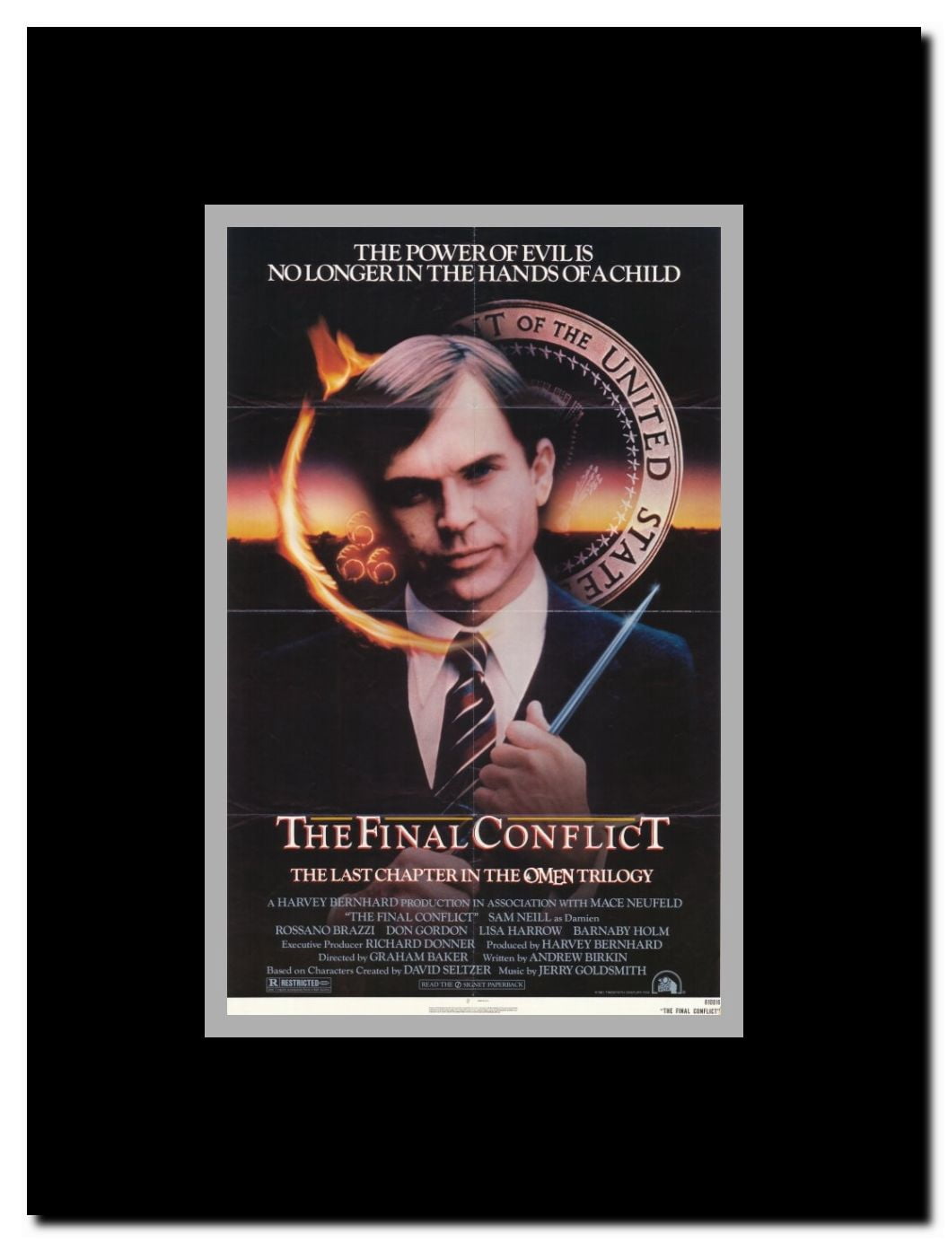 Omen 3: The Final Conflict Framed Movie Poster