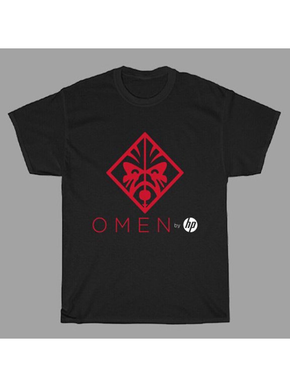 Omen Gaming Computer Men's Black T-Shirt Size S to 3XL