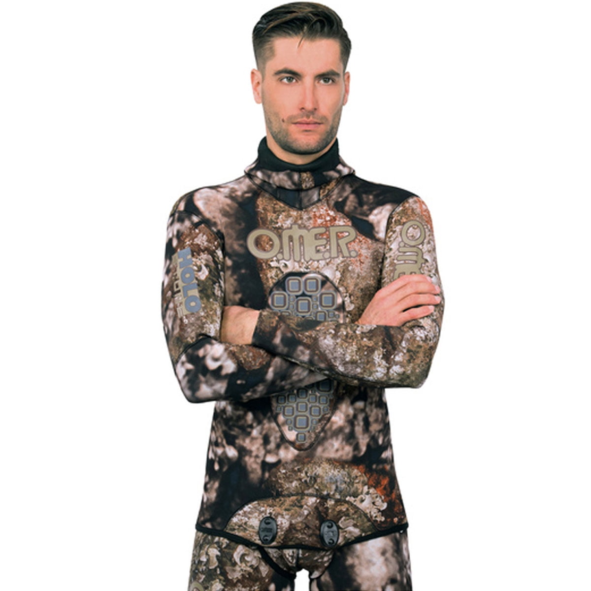 Omer 5mm Holostone Unisex Jacket Wetsuit