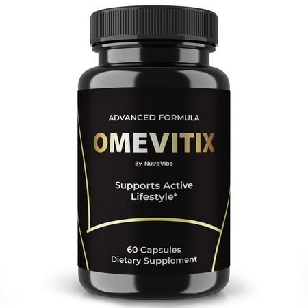 Omevitix – Original Formula with a Clean Blend to Support Circulation, Natural Energy & Balanced Levels | Just 2 Easy-to-Swallow Pills Daily (60 Capsules)