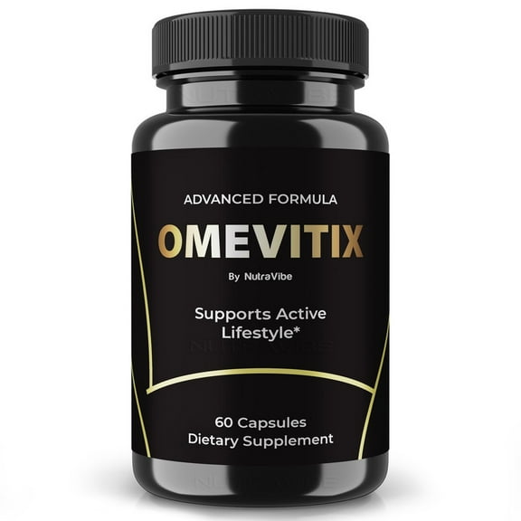 Omevitix Original Formula with a Clean Blend to Support Circulation, Natural Energy & Balanced Levels | Just 2 Easy-to-Swallow Pills Daily (60 Capsules)