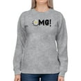 thumbnail image 1 of Omg Daisy Yellow Sweatshirt Women -Image by Shutterstock, Female 3X-Large, 1 of 4