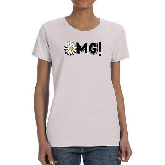 Omg Daisy Yellow T-Shirt Women -Image by Shutterstock, Female 3X-Large