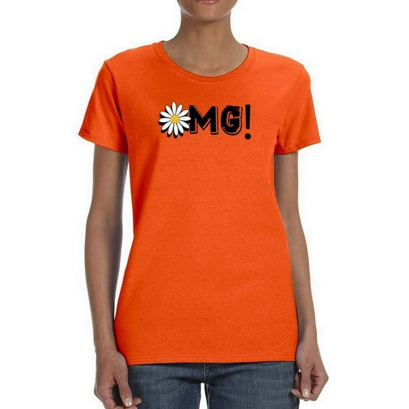 Omg Daisy Yellow T-Shirt Women -Image by Shutterstock, Female Small