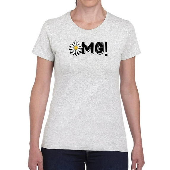 Omg Daisy Yellow T-Shirt Women -Image by Shutterstock, Female x-Large