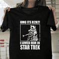 thumbnail image 1 of Omg Its R2-D2 Funny Dalek Sci Fi Mashup Graphic Unisex T-Shirt, up to size 3XL., 1 of 2