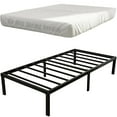 OmiNight Twin XL Metal Bed Frame, 18Inch High, No Box Spring Needed