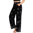 thumbnail image 1 of OmicGot Women's Casual Boho Palazzo Pants for Women Wide Leg Pants m-2xl, 1 of 10