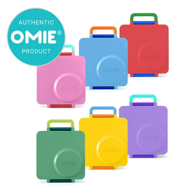 Omie OmieBox Insulated Bento Lunch Box with Thermos and 3 Compartments TTS