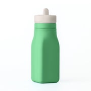 OmieBottle for OmieBox - Silicone liquid hydration accessory with straw - Green by OmieLife