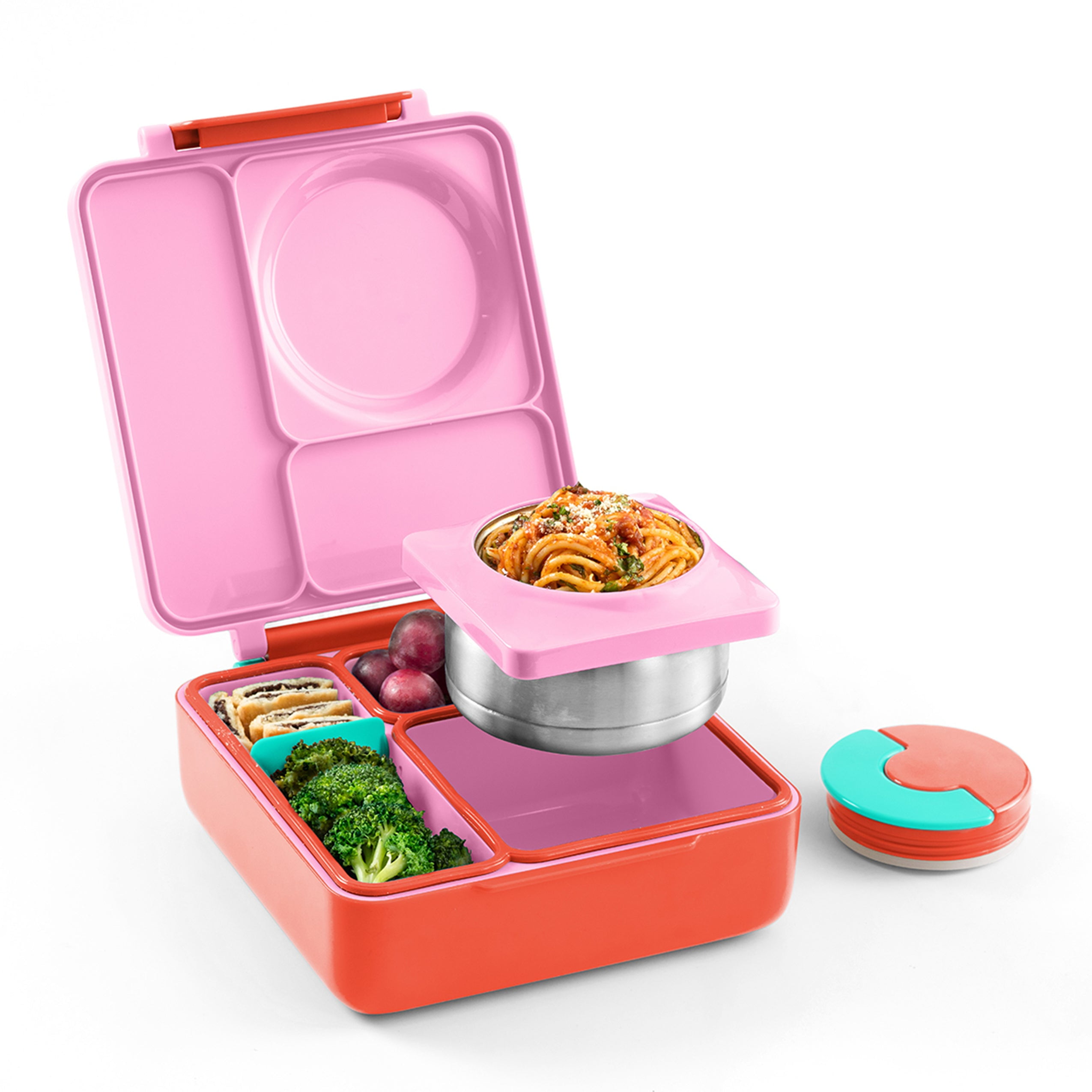 JXXM Bento Lunch Box for Kids With 8oz Soup thermo,Leak-proof Lunch  Containers with 5 Compartment,thermo Food Jar and Lunch Bag, Food Containers  for School (A-Pink(Meow Cat)) - Yahoo Shopping