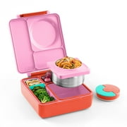 OmieBox Bento Box for Kids - Insulated Bento Lunch Box with Leak Proof Thermos Food Jar - Pink Berry