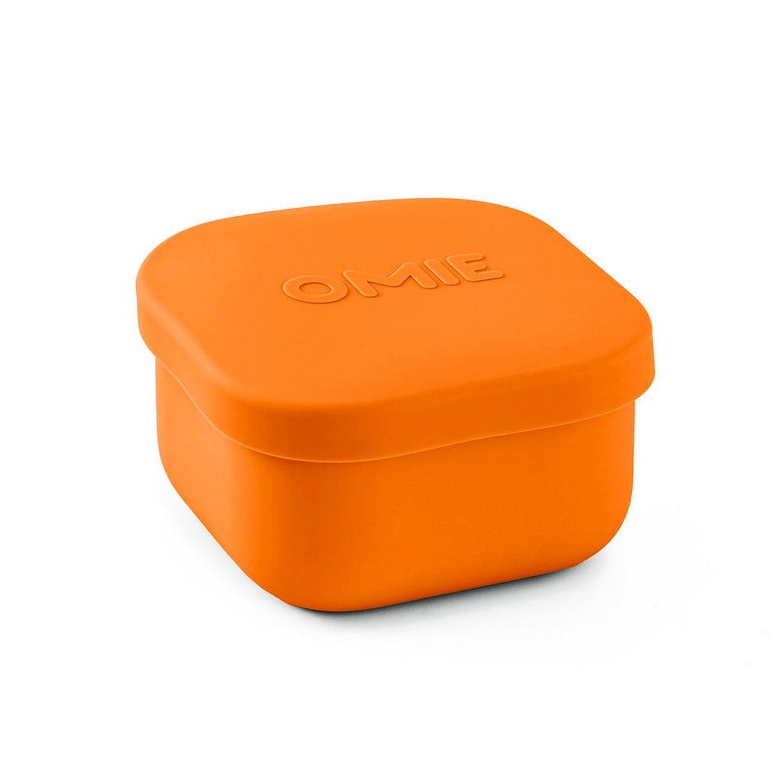 Omie Dip for OmieBox (2 pack) Leakproof Dip Containers with lids - food  safe silicone - 4 ounces (Purple/Orange) 