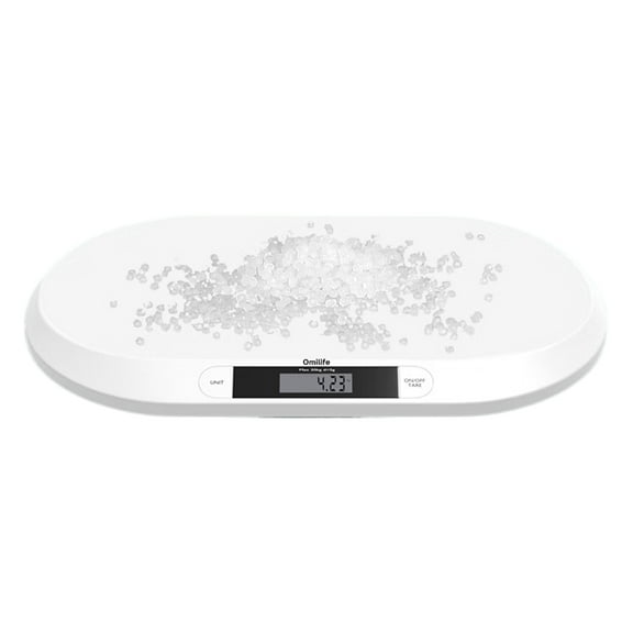 Omilife Baby scales, Smart Weigh Digital Baby Scale Infant Scale for Weighing Pet Scale for Puppy and Cat Accurate Digital Scale,White