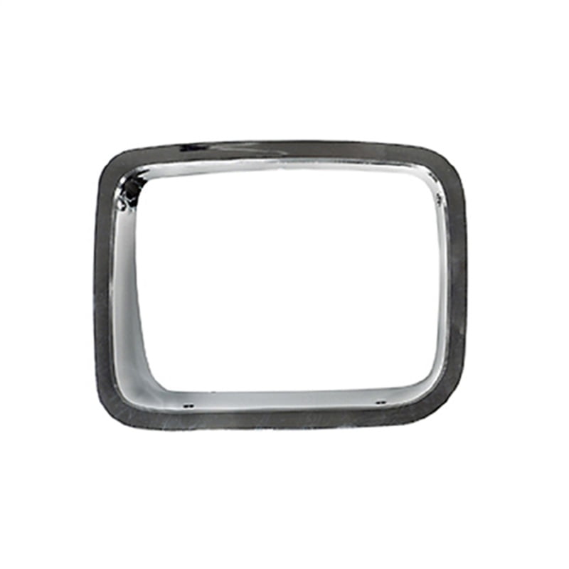 Sequential LED Rectangular Dual Headlight Bezel W/ Visor - View #8