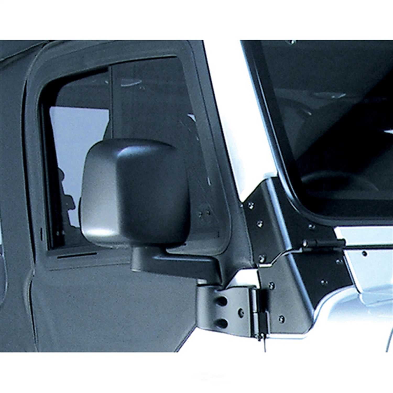 Omix-Ada by RealTruck | 11002.10 | Door Mirror, Right, Black | OE Reference: 55395060AB | Compatible with 1987-2006 Jeep Wrangler YJ / TJ