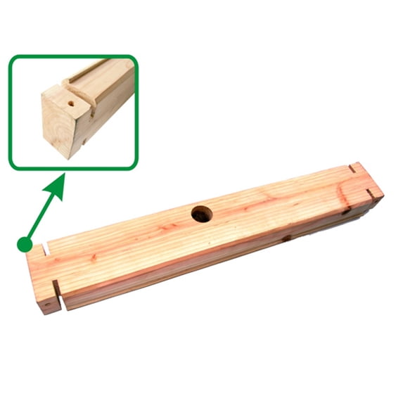 Omix-Ada by RealTruck | 12021.69 | Bumper Wood Filler, Front | OE Reference: A-1147 | Compatible with 1941-1945 Willys MB