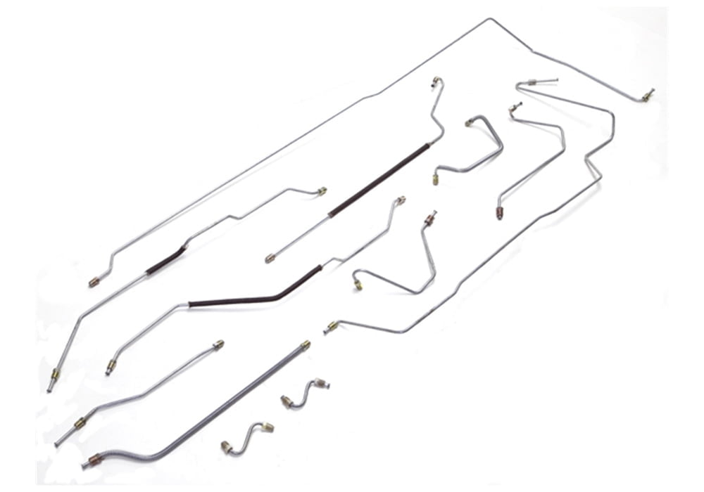 Omix-Ada by RealTruck | 16737.30 | Brake Line Kit, Full | OE Reference: 531001E | Compatible with 1967-1968 Jeep CJ5