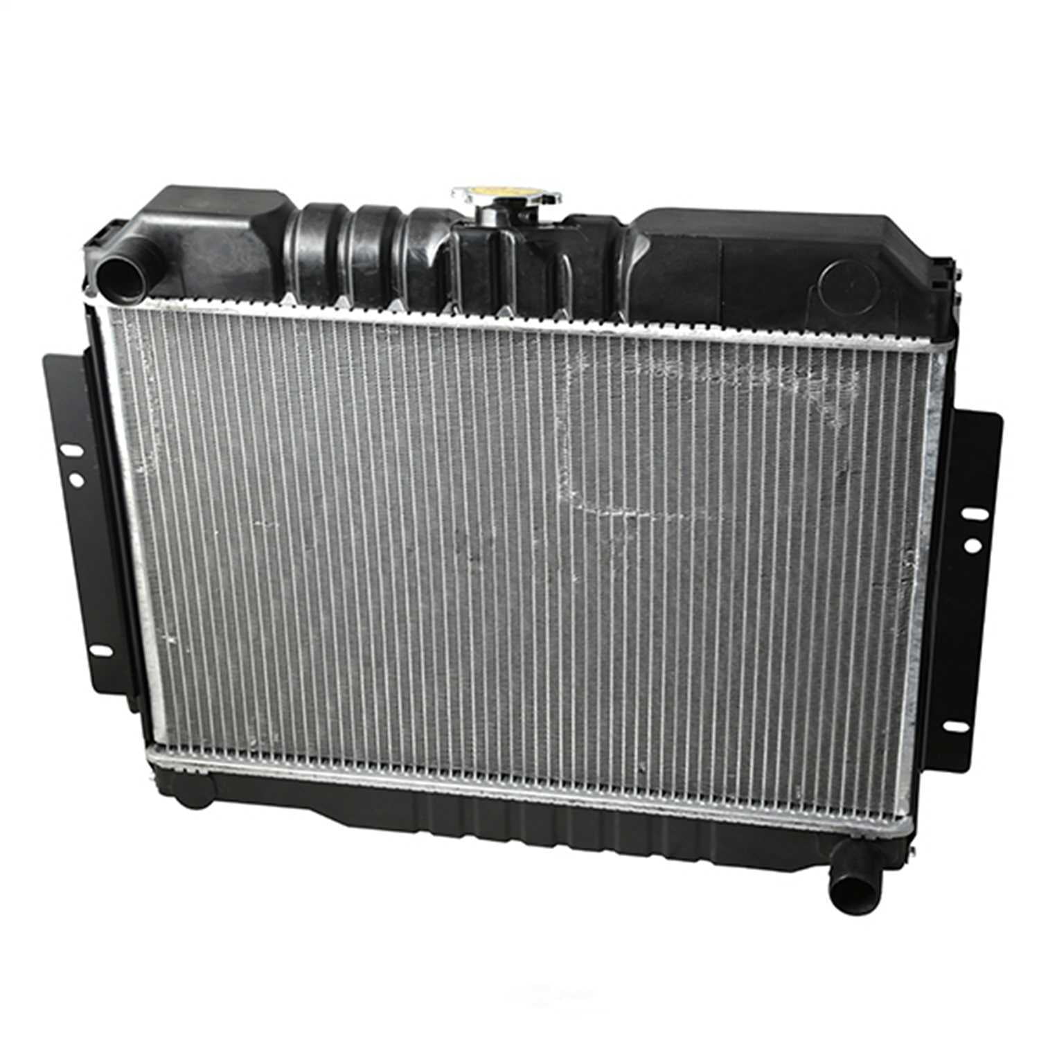 Omix Radiator 2 Core GM V8 Engine Conversion 72-86 CJ Fits select: 1980-1986 JEEP JEEP, 1979-1980 AMERICAN MOTORS JEEP