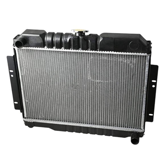 Omix-Ada by RealTruck | 17101.15 | Radiator, 2 Row, GM V8 Engine Conversion | OE Reference: 350R3 | Compatible with 1972-1986 Jeep CJ