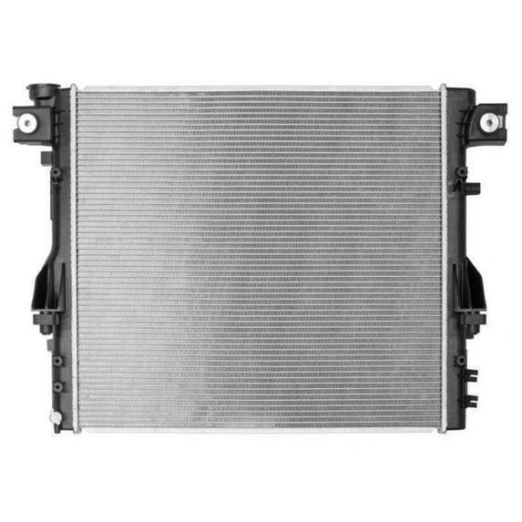 Omix-Ada by RealTruck | 17101.38 | Radiator, 1 Row | OE Reference: 55056633AB | Compatible with 2007-2018 Jeep Wrangler JK 3.6L / 3.8L