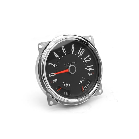Omix-Ada by RealTruck | 17205.02 | Speedometer Cluster | OE Reference: 914846 | Compatible with 1955-1979 Jeep CJ3B / CJ5 / CJ7