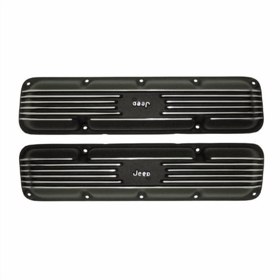 Omix-Ada by RealTruck | DMC-6920 | Engine Valve Cover Kit, Jeep Script | Compatible with 1972-1991 CJ / YJ / XJ / SJ 5.0L / 5.9L / 6.6L