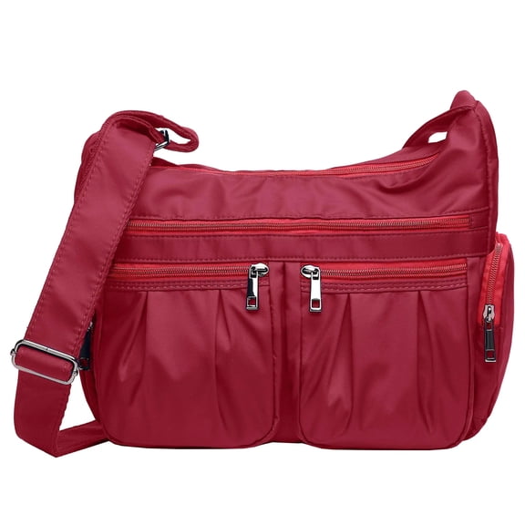 Omlopp Crossbody Purses for Women Shoulder Handbags Lightweight Waterproof Nylon Travel Bag Ladies Pocketbooks
