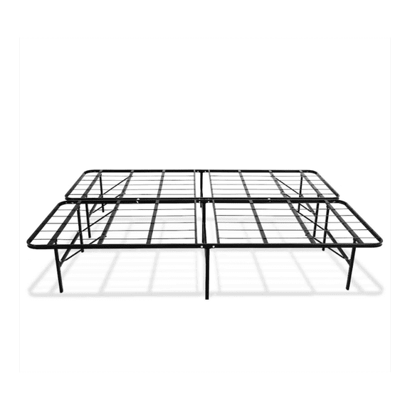 Omne Steel Platform Foundation Twin XL Black - Bed Frame Replacement, No Box Spring Needed, Easy Assembly, 2000lb Capacity, Sturdy Steel
