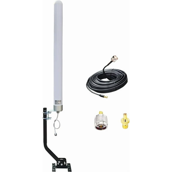 Omni Directional Cellular Cell Phone Antenna Outdoor 4G LTE Antennas for Cell Phone Booster/WiFi 4G LTE Router Support All USA/Canada Carriers T-Mobile