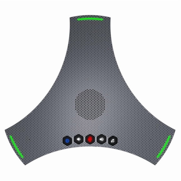 Omni-Directional Microphone Portable Conference Speaker -5M Pickup Radius Bluetooth Wireless USB Cascade Microphone