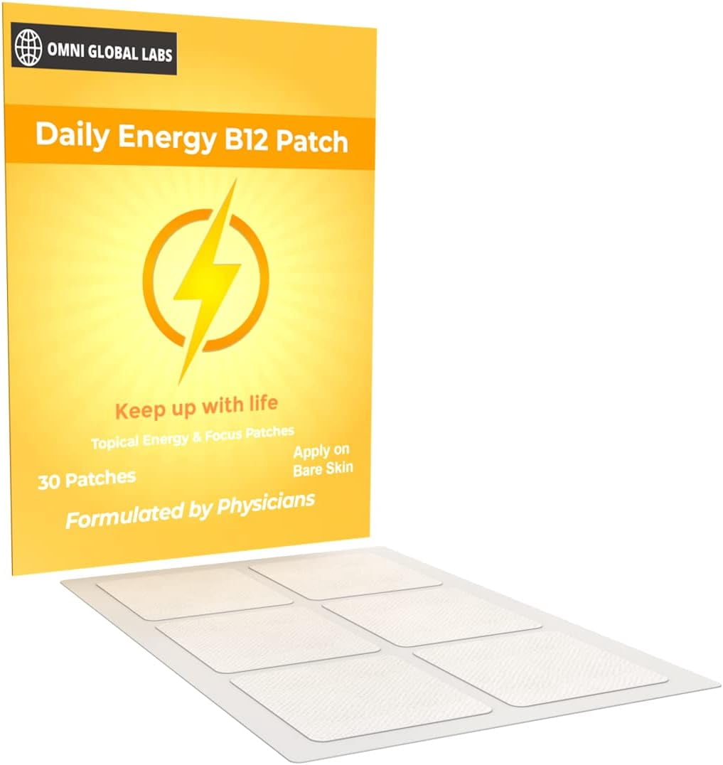 Omni Global Labs Once Daily Energy Patch - 30 Patches - Walmart.com